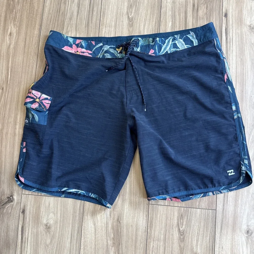 Billabong Recycler 73 Pro Men’s Floral Board Shorts Size 40 Floral Beach Outdoor